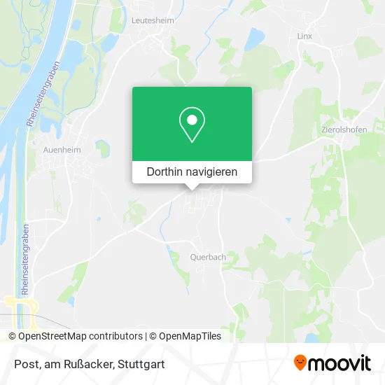 Post, am Rußacker Karte