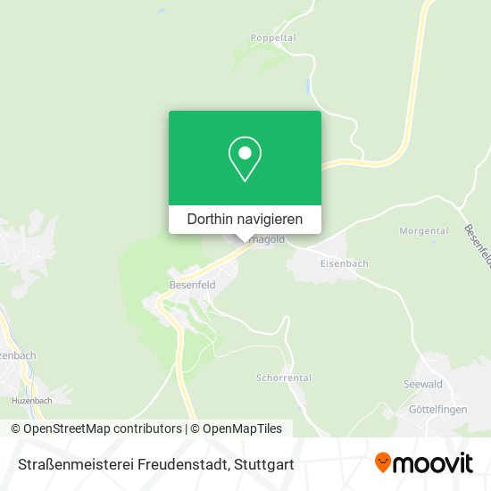 Straßenmeisterei Freudenstadt Karte