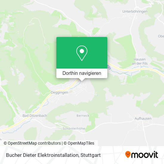 Bucher Dieter Elektroinstallation Karte