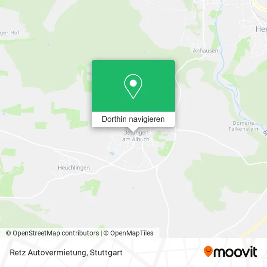 Retz Autovermietung Karte