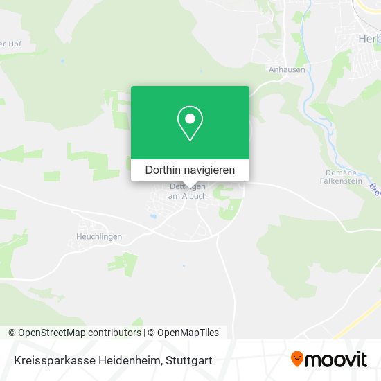 Kreissparkasse Heidenheim Karte