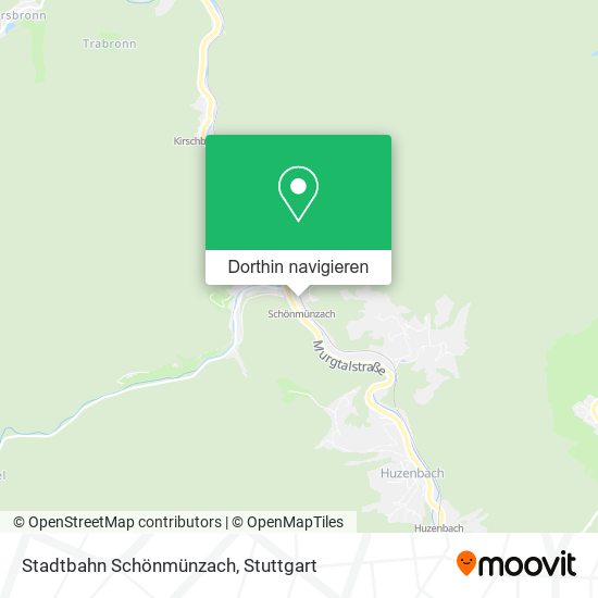 Stadtbahn Schönmünzach Karte