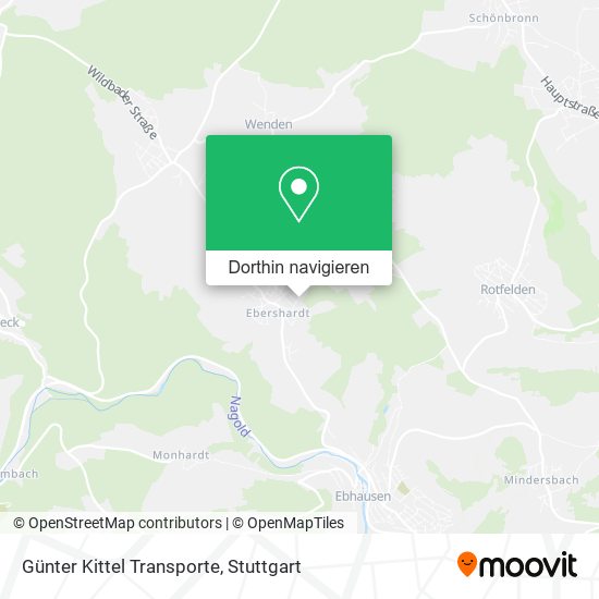 Günter Kittel Transporte Karte