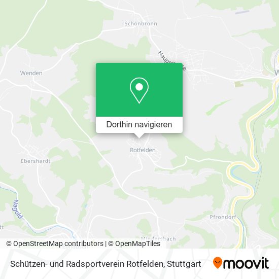Schützen- und Radsportverein Rotfelden Karte