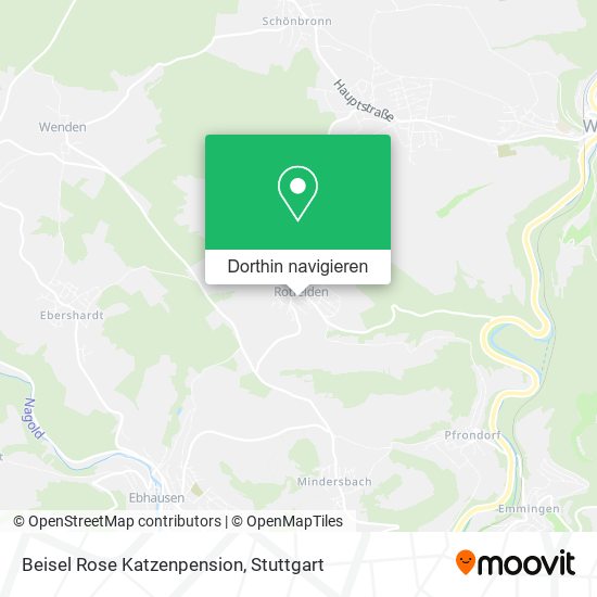 Beisel Rose Katzenpension Karte
