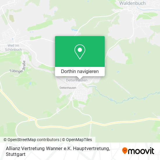 Allianz Vertretung Wanner e.K. Hauptvertretung Karte