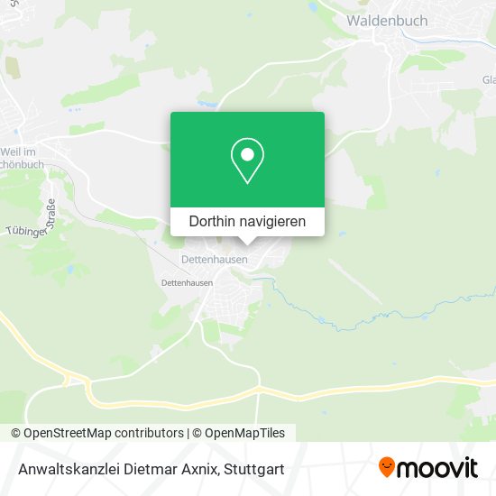 Anwaltskanzlei Dietmar Axnix Karte
