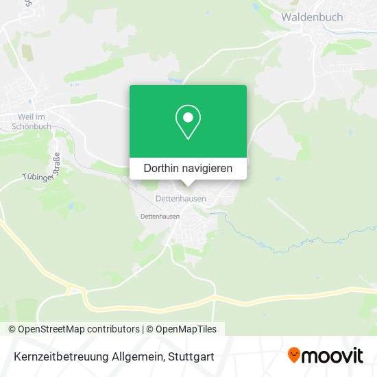 Kernzeitbetreuung Allgemein Karte