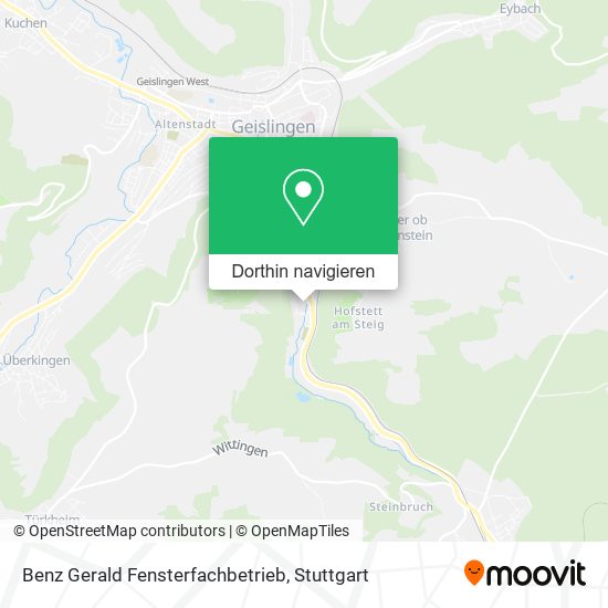 Benz Gerald Fensterfachbetrieb Karte
