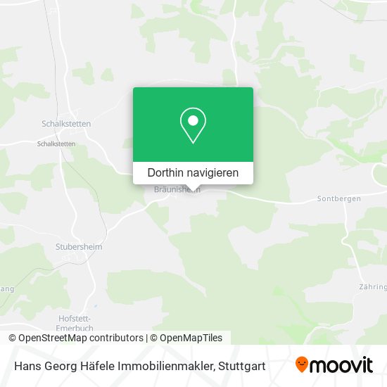 Hans Georg Häfele Immobilienmakler Karte