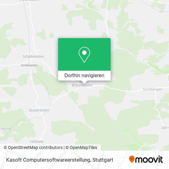 Kasoft Computersoftwareerstellung Karte