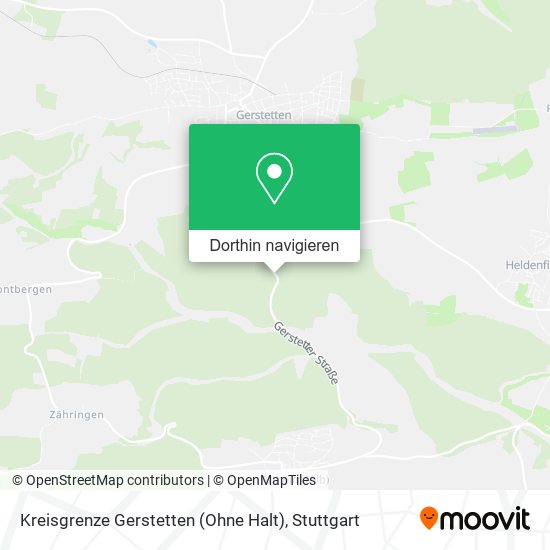Kreisgrenze Gerstetten (Ohne Halt) Karte