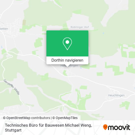 Technisches Büro für Bauwesen Michael Weng Karte