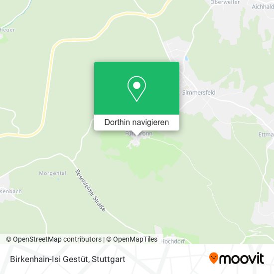Birkenhain-Isi Gestüt Karte