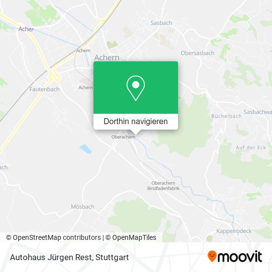 Autohaus Jürgen Rest Karte