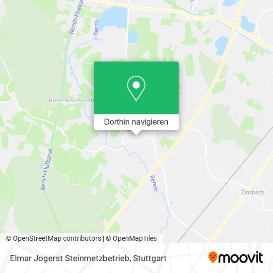 Elmar Jogerst Steinmetzbetrieb Karte
