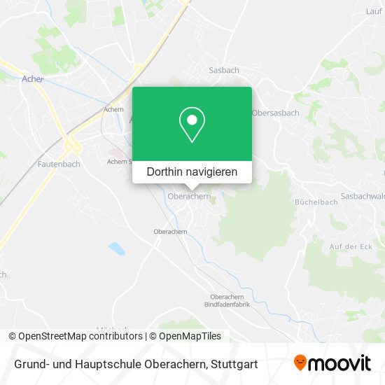 Grund- und Hauptschule Oberachern Karte