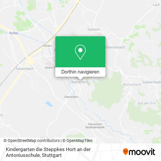 Kindergarten die Steppkes Hort an der Antoniusschule Karte