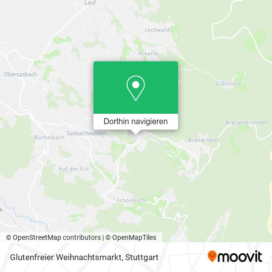 Glutenfreier Weihnachtsmarkt Karte