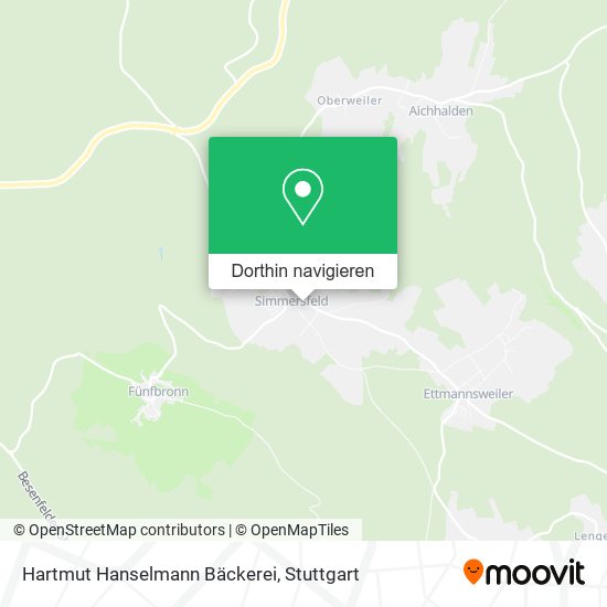 Hartmut Hanselmann Bäckerei Karte