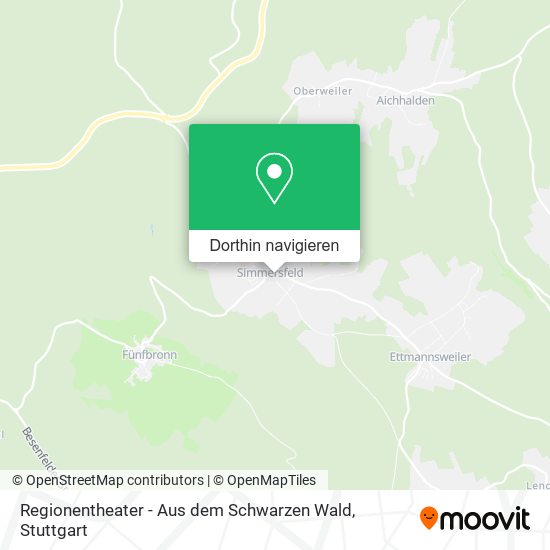 Regionentheater - Aus dem Schwarzen Wald Karte