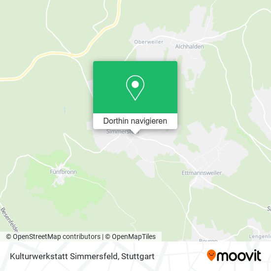 Kulturwerkstatt Simmersfeld Karte