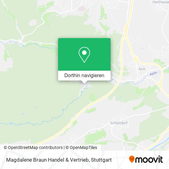 Magdalene Braun Handel & Vertrieb Karte