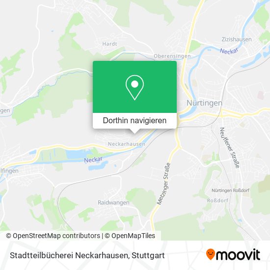 Stadtteilbücherei Neckarhausen Karte