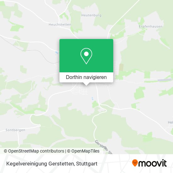 Kegelvereinigung Gerstetten Karte