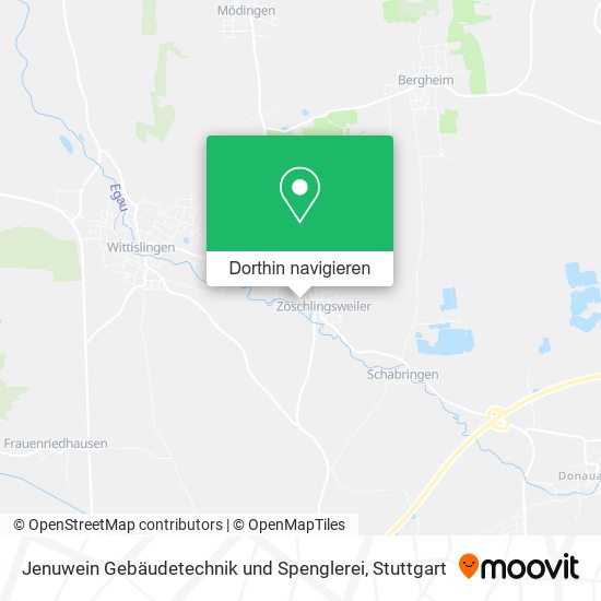 Jenuwein Gebäudetechnik und Spenglerei Karte