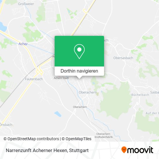 Narrenzunft Acherner Hexen Karte