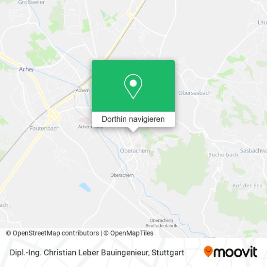 Dipl.-Ing. Christian Leber Bauingenieur Karte