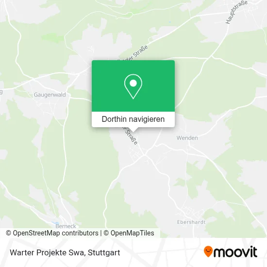 Warter Projekte Swa Karte