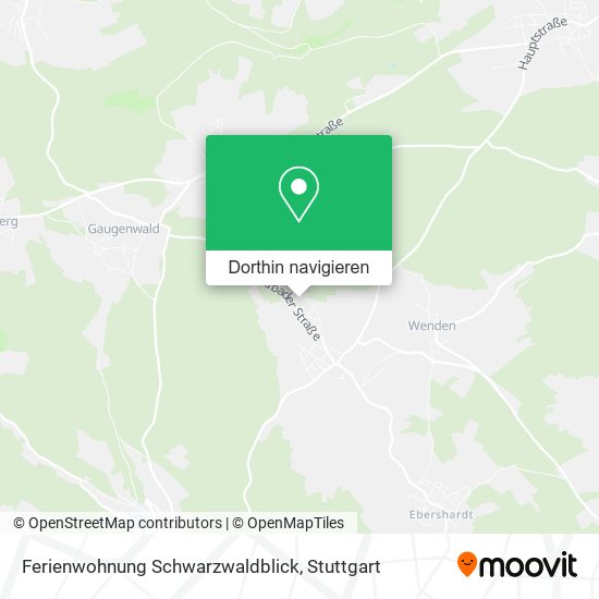 Ferienwohnung Schwarzwaldblick Karte