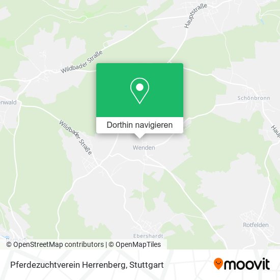 Pferdezuchtverein Herrenberg Karte