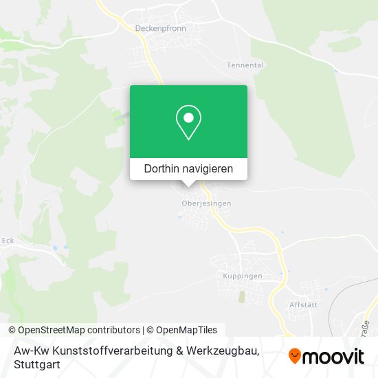 Aw-Kw Kunststoffverarbeitung & Werkzeugbau Karte