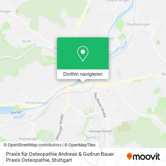 Praxis für Osteopathie Andreas & Gudrun Bauer Praxis Osteopathie Karte