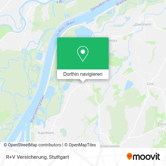 R+V Versicherung Karte