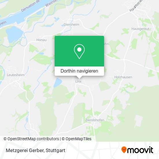 Metzgerei Gerber Karte