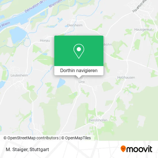 M. Staiger Karte