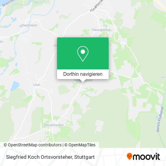 Siegfried Koch Ortsvorsteher Karte
