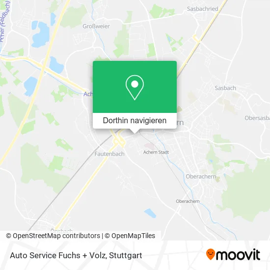 Auto Service Fuchs + Volz Karte