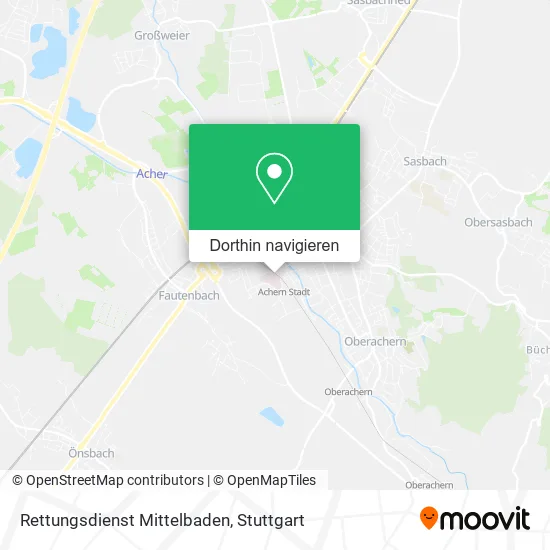 Rettungsdienst Mittelbaden Karte