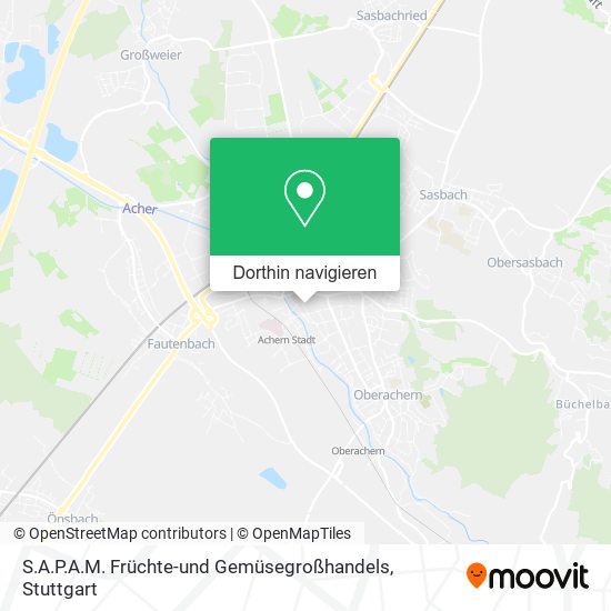 S.A.P.A.M. Früchte-und Gemüsegroßhandels Karte