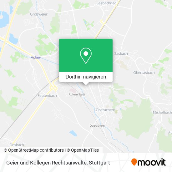 Geier und Kollegen Rechtsanwälte Karte
