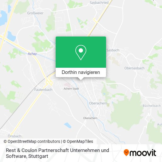 Rest & Coulon Partnerschaft Unternehmen und Software Karte