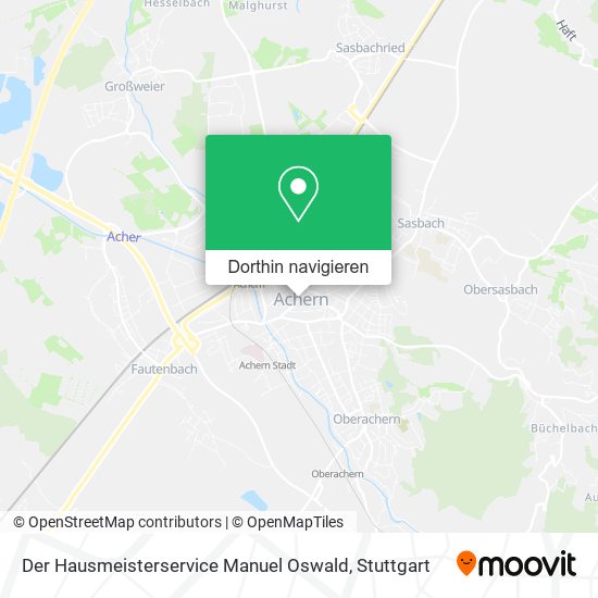 Der Hausmeisterservice Manuel Oswald Karte
