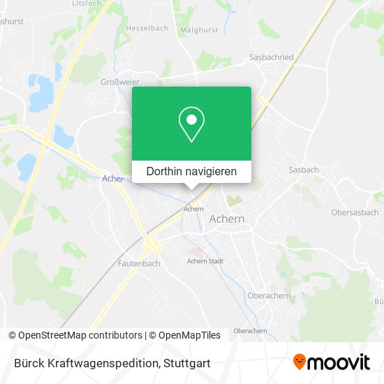 Bürck Kraftwagenspedition Karte