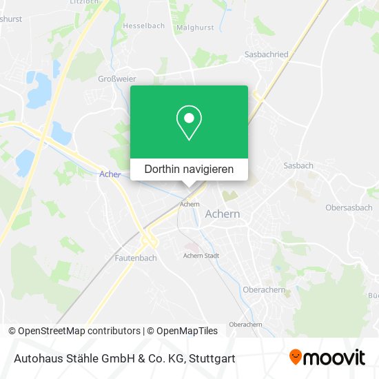 Autohaus Stähle GmbH & Co. KG Karte