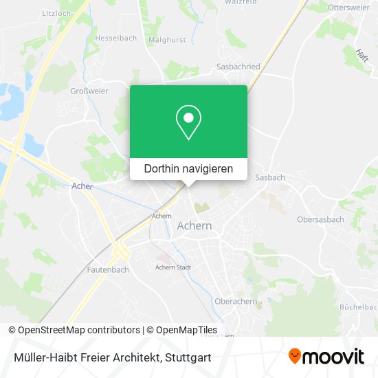 Müller-Haibt Freier Architekt Karte